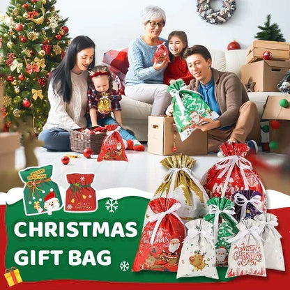 🏆50K+ SOLD! 🔥Christmas Sale 49% OFF🎅Drawstring Christmas Gift Bags (Biodegradable)🎁