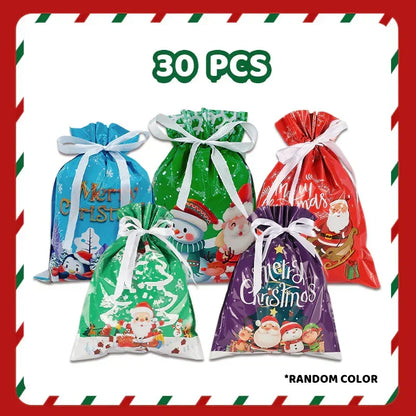 🏆50K+ SOLD! 🔥Christmas Sale 49% OFF🎅Drawstring Christmas Gift Bags (Biodegradable)🎁