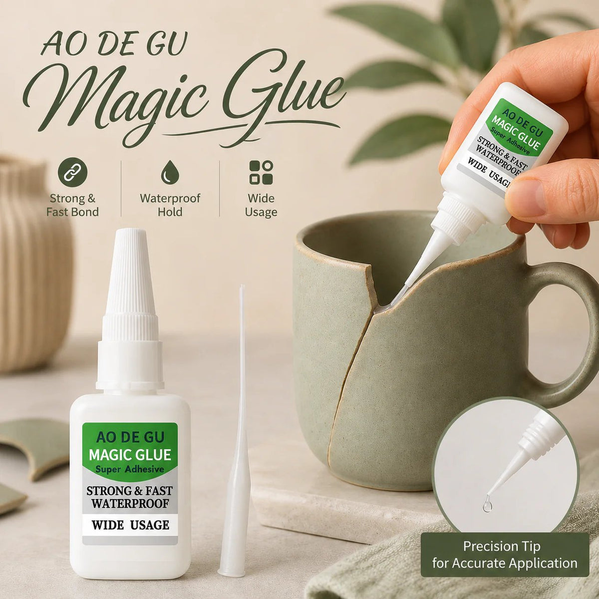 🔥BUY 1 GET 1 FREE(2PCS) -🔥 Fast-Setting CA Glue Kit – Industrial Strength Instant Bond
