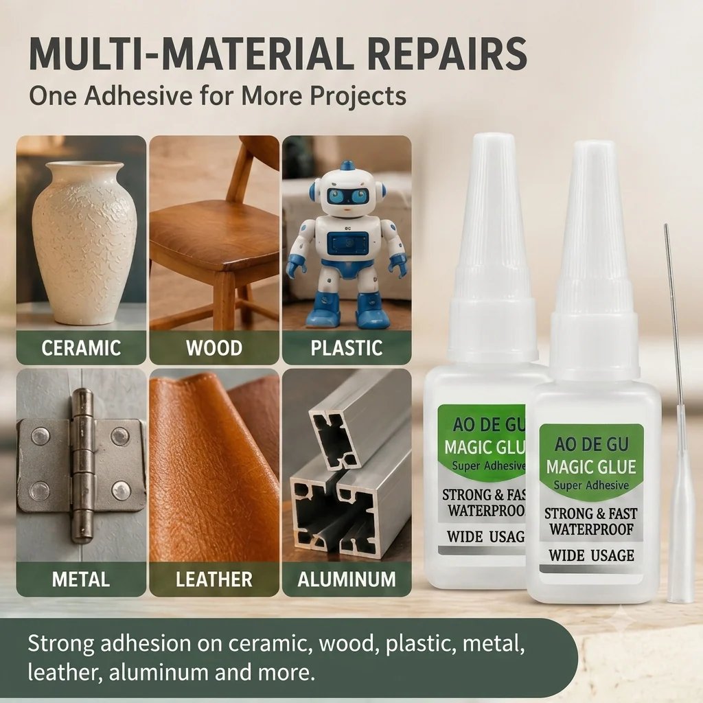 🔥BUY 1 GET 1 FREE(2PCS) -🔥 Fast-Setting CA Glue Kit – Industrial Strength Instant Bond
