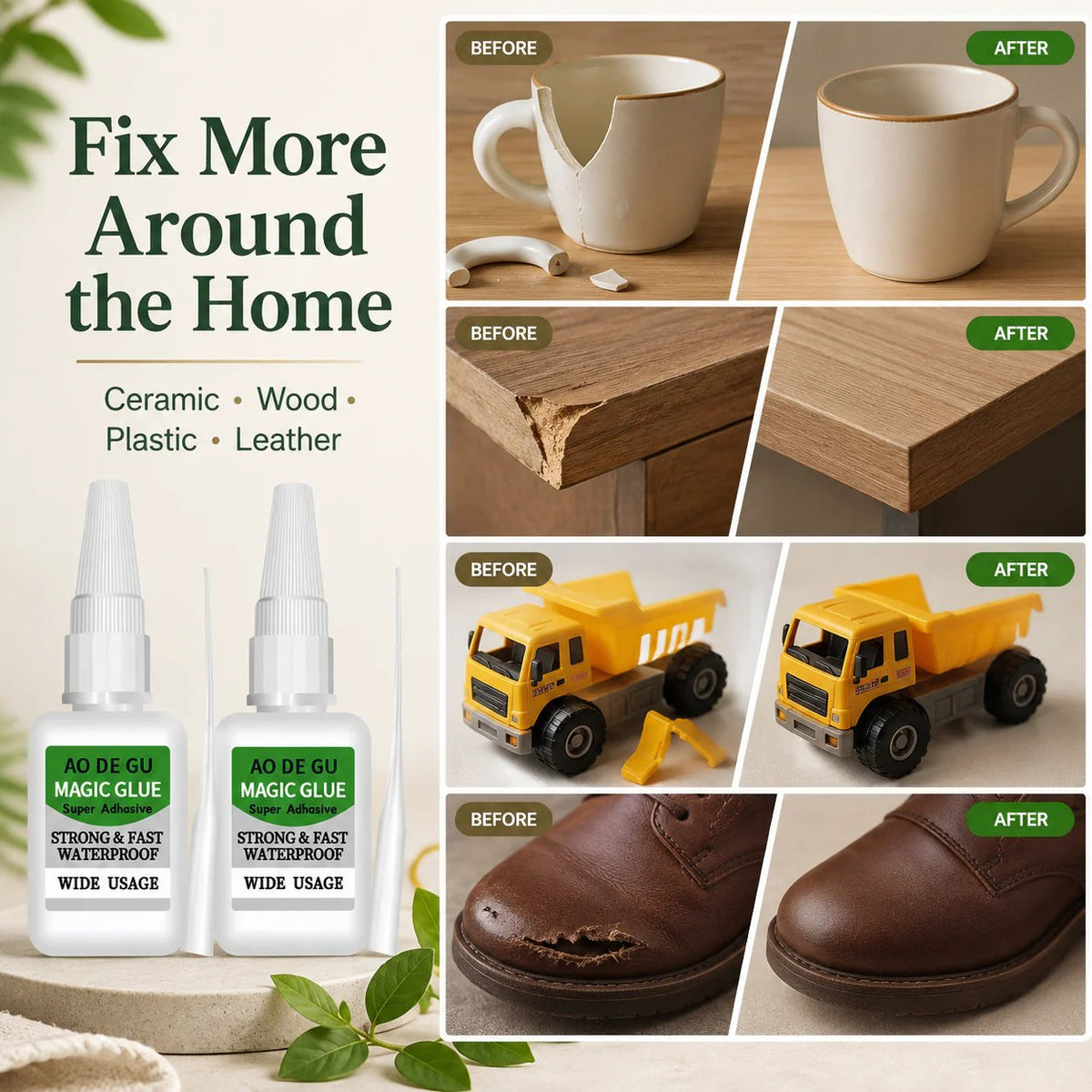 🔥BUY 1 GET 1 FREE(2PCS) -🔥 Fast-Setting CA Glue Kit – Industrial Strength Instant Bond
